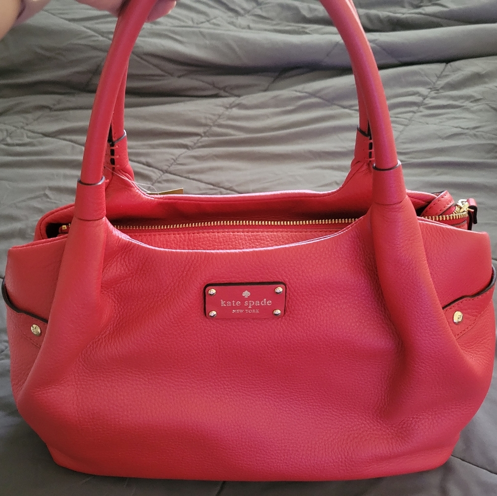 Kate Spade  red handbag - Picture 2 of 6